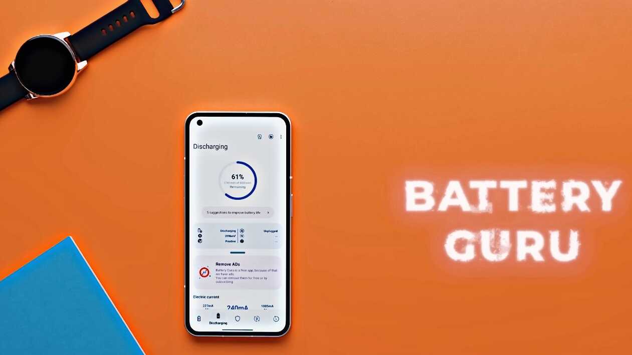 تطبيق Battery Guru للحفاظ على البطارية ومراقبة الحالة
