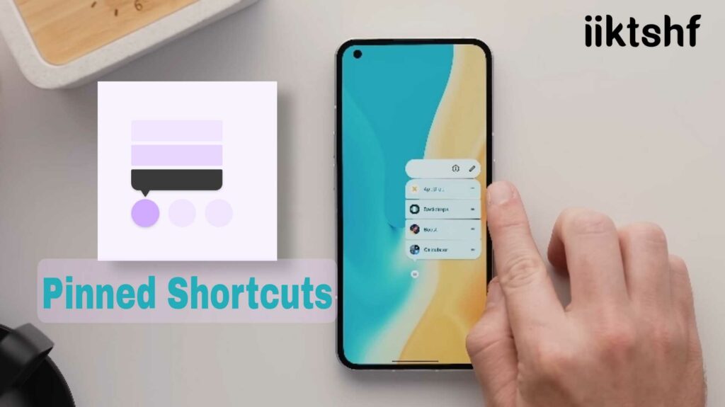 Apply Pinned Shortcuts to organize and place shortcuts in the mobile interface