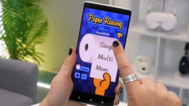 تطبيق Paper Racing يقدم لعبة سباق الورق للتحدي مع اصدقائك