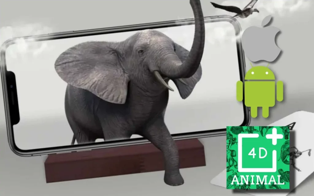 تطبيق Animal 4D: لإظهار الحيوانات بتقنية الواقع المعزز