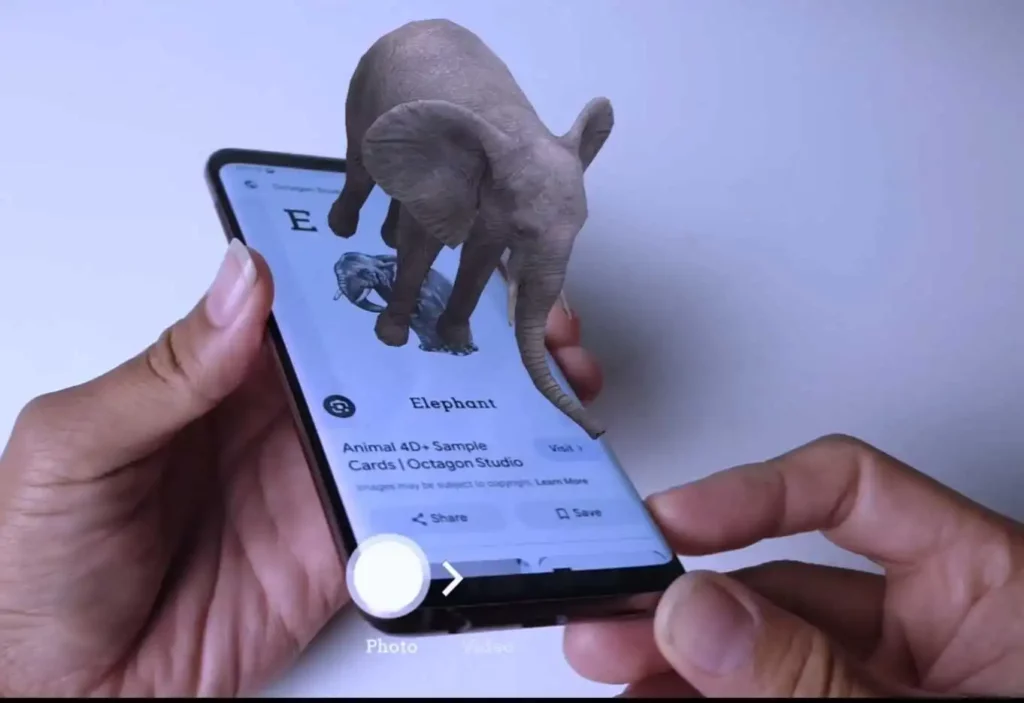 تطبيق Animal 4D: لإظهار الحيوانات بتقنية الواقع المعزز